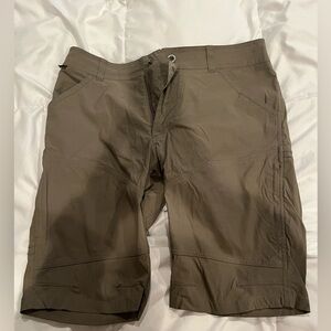Kuhl shorts, size 34, olive green